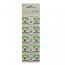 T&E AG0 SR521SW LR521 379 Alkaline Button Battery (10 Pieces)