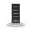 Oimaster AP-1009 2.4A 5 USB Ports Multi function Mobile Phone Table Bracket (Black)