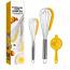 3 in 1 Stainless Steel Whisk Stirrer Egg Beater Foamer Whisk Tool