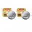 Maxell 394 SR936SW AG9 SR45 SR936 Silver Oxide Button Battery (2 Pieces)