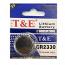 T&E CR2330 Lithium Cell Button Battery (1 Piece)