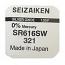 Seizaiken 321 SR616SW Silver Oxide Button Battery (1 Piece)