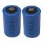XINLGO ER14250 3.6V Type 1/2 AA Lithium Thionyl Chloride (Li-SOCl2) Cylindrical Battery (2 Pieces)