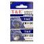 T&E CR1130 Lithium Cell Button Battery (2 Pieces)