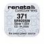 Renata 371 SR920SW SR69 AG6 L921 Silver Oxide Button Battery (1 Piece)