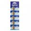 J.PAN CR2430 Lithium Cell Button Battery (5 Pieces)