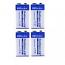 Doublepow 9V 6F22 360mAh Ni-MH Rechargeable Battery (4 Pieces)