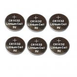 CR1632 Lithium Cell Button Industrial Battery (6 Pieces)