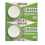 XINLGO CR2050 Lithium Cell Button Battery (2 Pieces)
