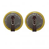 LIR2025/HKN 180 Degree Lithium Rechargeable Cell Button Battery (2 Pieces)