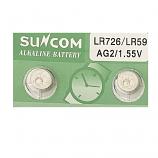 SUNCOM AG2 SR726SW LR726 396 397 Alkaline Button Battery (2 Pieces)