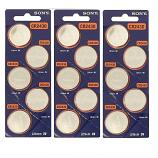 Sony CR2430 Lithium Cell Button Battery (10+5 Pieces)