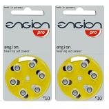 Engion Pro Size 10 Zinc Air Hearing Aid Battery (2 Cards)