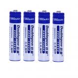 Doublepow 1250mAh Ni-Mh Rechargeable AAA Battery (4 Pieces) 