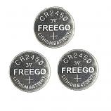 FreeGo CR2450 Lithium Cell Button Industrial Battery (3 Pieces)