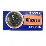Sony CR2016 Lithium Cell Button Battery (1 Piece)