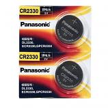 Panasonic CR2330 Lithium Cell Button Battery (2 Pieces)