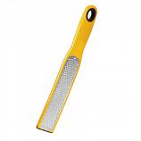 Stainless Steel Large Sharp Blade Grater Zester with Safety Cover for Lemon Ginger Cheese Garlic (Yellow)