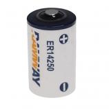 Ramway ER14250 3.6V Type 1/2 AA Lithium Thionyl Chloride (Li-SOCl2) Cylindrical Battery (1 Piece)