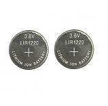 LIR1220 3.6V Rechargeable Lithium-ion Cell Button Industrial Battery (2 Pieces)