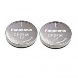 Panasonic CR2450 Lithium Cell Button Industrial Battery (2 Pieces) 