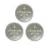 Quality CR1216 Lithium Cell Button Industrial Battery (3 Pieces)
