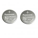 Panasonic CR2412 Lithium Cell Button Industrial Battery (2 Pieces)