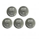 Maxell ML2032 Rechargeable Lithium Cell Button Battery (5 Pieces)