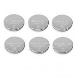 Quality CR1625 3V Lithium Cell Button Industrial Battery (6 Pieces)