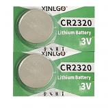 XINLGO CR2320 Lithium Cell Button Battery (2 Pieces)