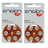 Engion Pro Size 312 Zinc Air Hearing Aid Battery (2 Cards)