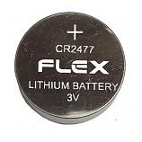 FLEX CR2477 Lithium Cell Button Industrial Battery (4 Pieces)