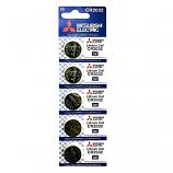 Mitsubishi CR2032 Lithium Cell Button Battery (5 Pieces)