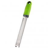 Stainless Steel Sharp Blade Grater Zester with Safety Cover for Lemon Ginger Cheese Garlic (Green)