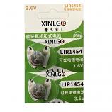 XINLGO LIR1454 3.6V Lithium Rechargeable Cell Button Battery (2 Pieces)