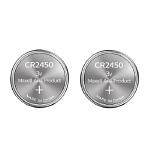 Maxell CR2450 Lithium Cell Button Industrial Battery (2 Pieces)
