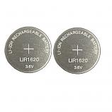 LIR1620 Rechargeable Lithium Industrial Button Battery (2 Pieces)