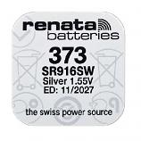 Renata 373 SR916SW Silver Oxide Button Battery (1 Piece)