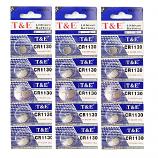 T&E CR1130 Lithium Cell Button Battery (15 Pieces)