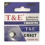 T&E CR927 Lithium Cell Button Battery (1 Piece)
