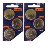 Sony CR2430 Lithium Cell Button Battery (5+1 Pieces)