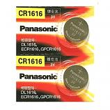 Panasonic CR1616 Lithium Cell Button Battery (2 Pieces)