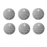 Quality CR1620 3V Lithium Cell Button Industrial Battery (6 Pieces)