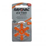 RAYOVAC EXTRA Size 13 Zinc Air Hearing Aid Battery (1 Card)