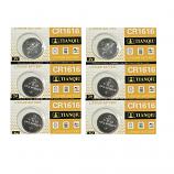 TIANQIU CR1616 Lithium Cell Button Battery (6 Pieces)