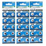 Doublepow AG4 SR626SW LR626 377 Button Alkaline Battery (30 Pieces)