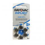RAYOVAC IMPLANT Size 675A Zinc Air Hearing Aid Battery (1 Card)