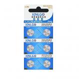 XINLGO AG13 SR44SW LR44 357 Button Alkaline Battery (6 Pieces)