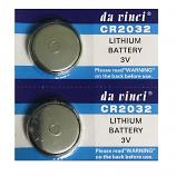 DaVinci CR2032 Lithium Cell Button Battery (2 Pieces)