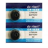 DaVinci CR1632 Lithium Cell Button Battery (2 Pieces)